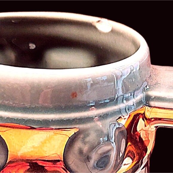 San Clemente Roday California Pottery 60s Vintage Bar Beer Pitcher Mugs Zodiac - Picture 14 of 16